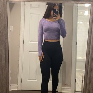 Gym crop top size medium